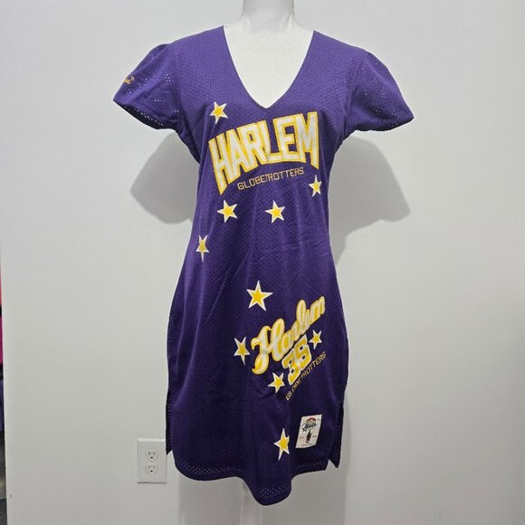 FUBU Harlem Globetrotters Womens Dress Sz L March Madness Basketball Party Geese - Picture 1 of 12